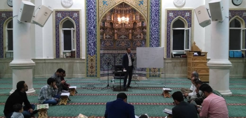 برگزاری کارگاههای قرآنی ویژه آقایان  و دوره تربیت مربی قرآنی