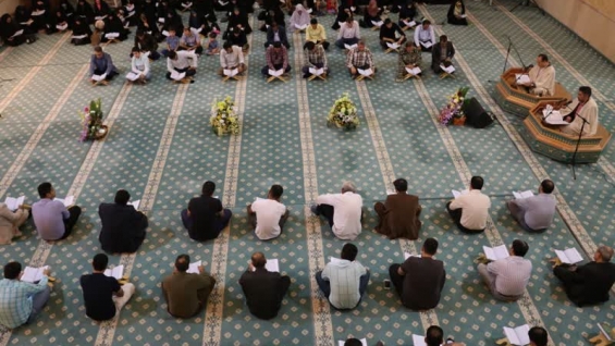 برگزاری محفل جزء خوانی قرآن کریم به مناسبت ماه رمضان در جزیره زیبای کیش 